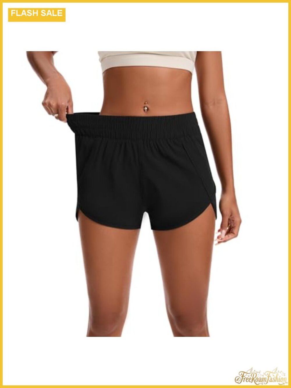 High Waisted Quick Dry Running Shorts with Pockets Athletic Workout
